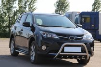 Toyota Rav 4 2013-2018 рр. Кенгурятник WT003 (нерж) фото 6