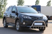 Toyota Rav 4 2013-2018 рр. Кенгурятник WT003 (нерж) фото 7