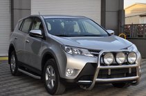 Toyota Rav 4 2013-2018 рр. Кенгурятник WT018 (нерж) фото 2