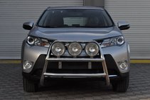 Toyota Rav 4 2013-2018 рр. Кенгурятник WT018 (нерж) фото 3