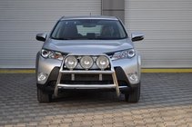 Toyota Rav 4 2013-2018 рр. Кенгурятник WT018 (нерж) фото 5