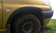 Пластикові накладки на арки (4 шт, чорні) фото 1