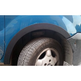 Renault Kangoo 1998-2008 рр. Накладки на арки (4 шт, чорні)
