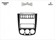 Mercedes Vaneo W414 2001-2005 рр. Накладки на панель фото 2