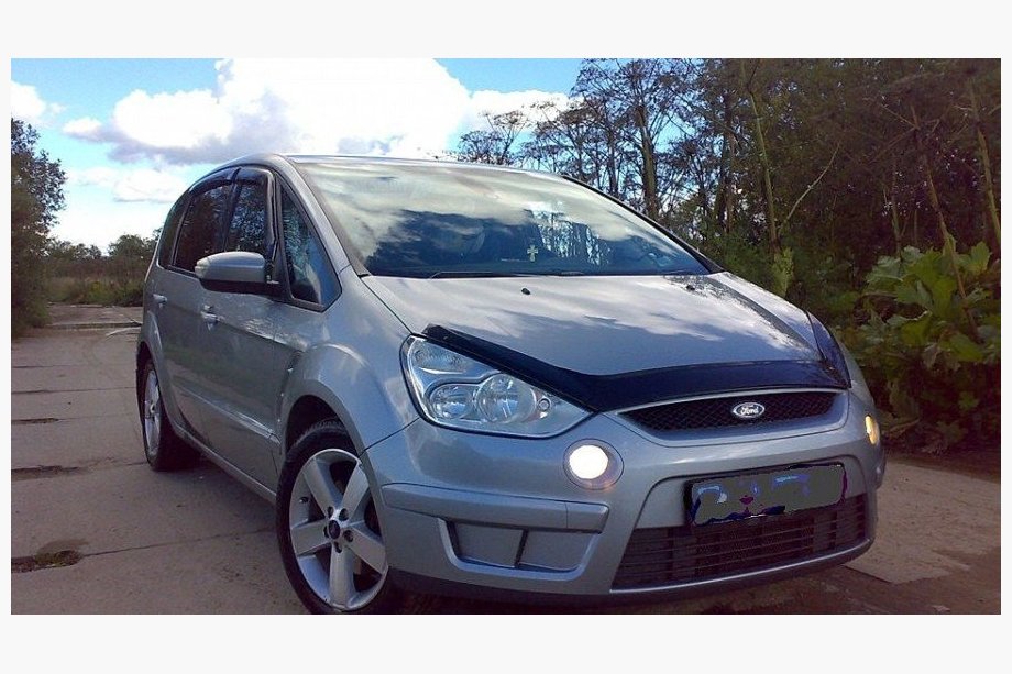 Ford S-Max 2007-2014 рр. Дефлектор капота 2006-2010 (VIP) Image