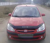 Hyundai Getz 2002- рр. Дефлектор капота 2006+ (VIP) фото 1