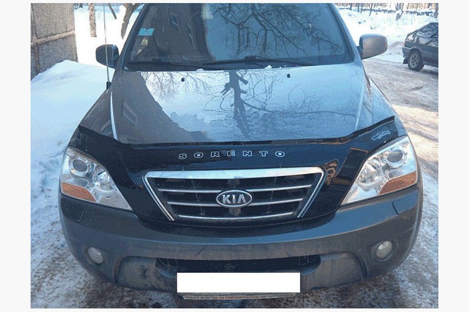 Kia Sorento I BL 2002-2009 рр. Дефлектор капота (VIP) Image