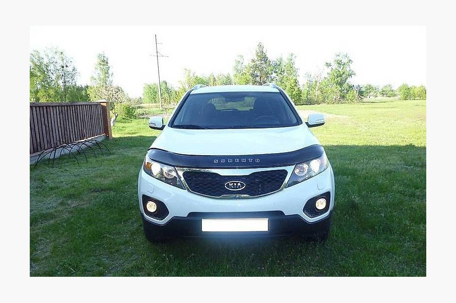 Kia Sorento II XM 2009-2014 рр. Дефлектор капота 2009-2012 (VIP) Image