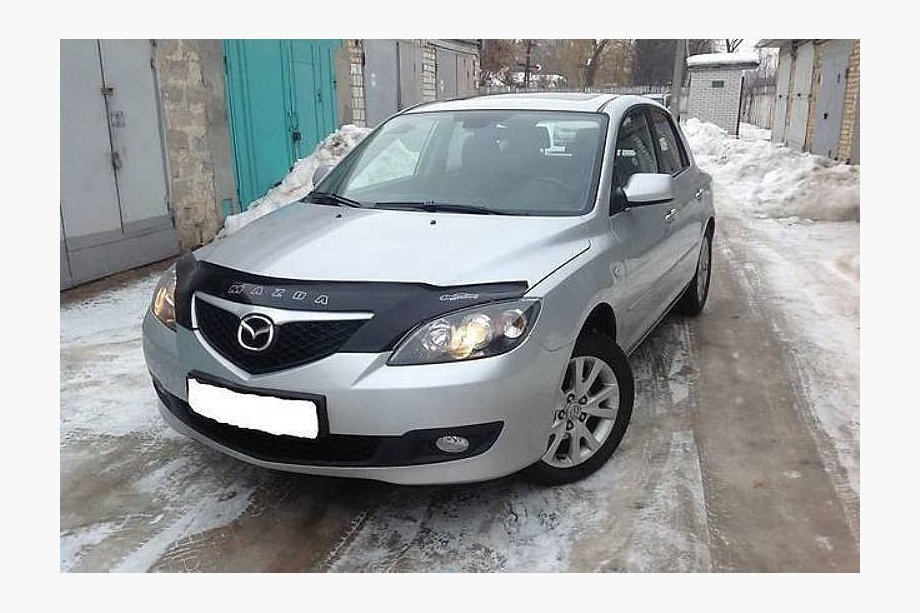 Mazda 3 2003-2009 рр. Дефлектор капота HB (VIP) Image