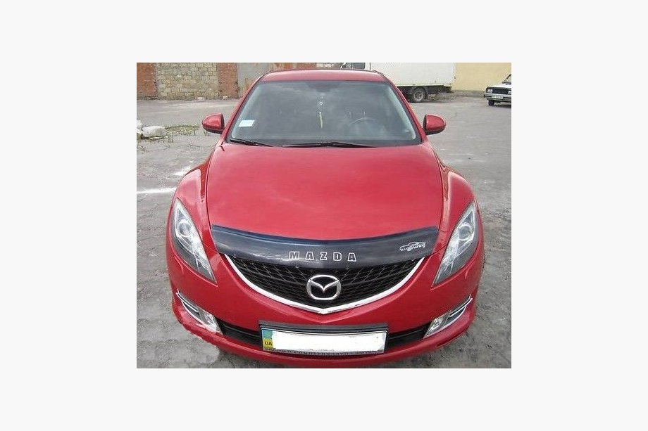 Mazda 6 2008-2012 рр. Дефлектор капота (VIP) Image