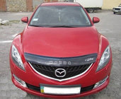 Mazda 6 2008-2012 рр. Дефлектор капота (VIP) фото 1