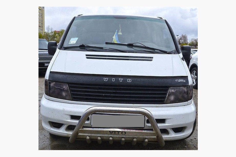 Mercedes Vito W638 1996-2003 рр. Дефлектор капота (VIP) Image