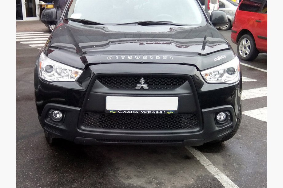 Mitsubishi ASX 2010-2023 рр. Дефлектор капота (VIP) Image