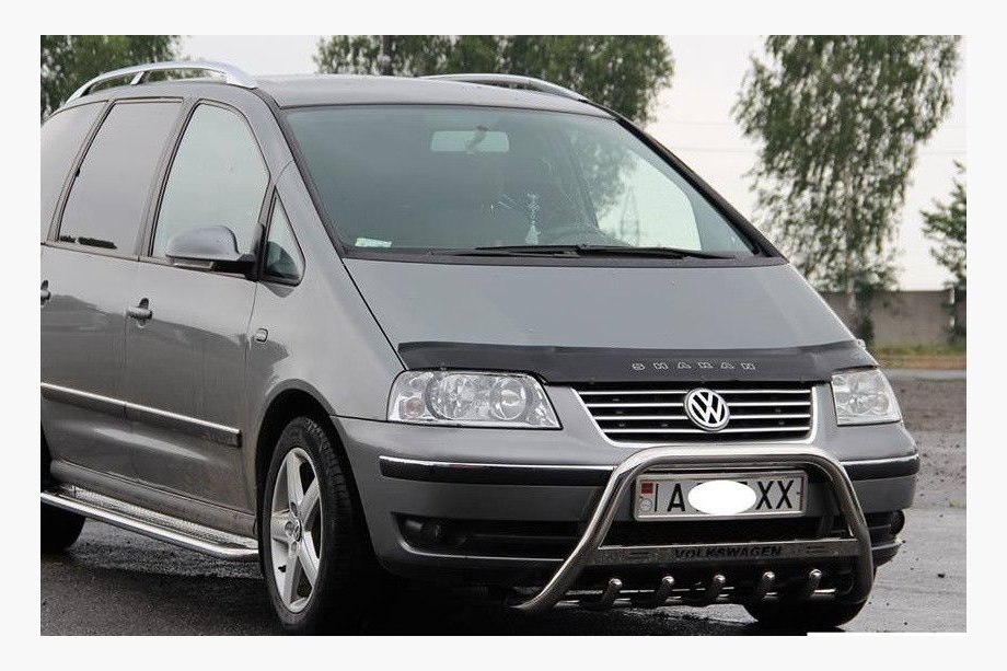 Volkswagen Sharan 1995-2010 рр. Дефлектор капота 2000+ (VIP) Image
