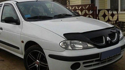 Renault Megane I 1996-2004 рр. Дефлектор капота 1999-2002 (VIP) фото 1
