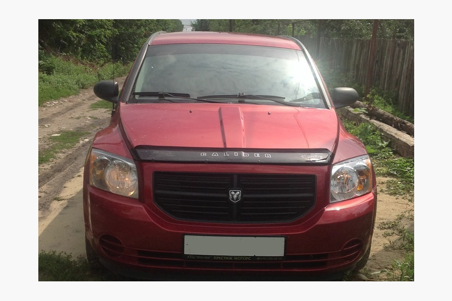 Dodge Caliber 2006-2011 рр. Дефлектор капота (VIP) Image