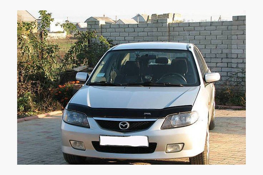 Mazda 323 1977-2003 рр. Дефлектор капота (VIP) Image
