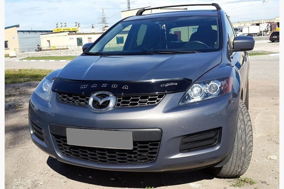 Mazda CX-7 2006-2012 рр. Дефлектор капота (VIP) Image