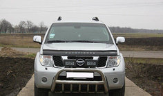Nissan Pathfinder R51 2005-2014 рр. Уцінка Дефлектор капота (2005-2010, VIP) фото 1
