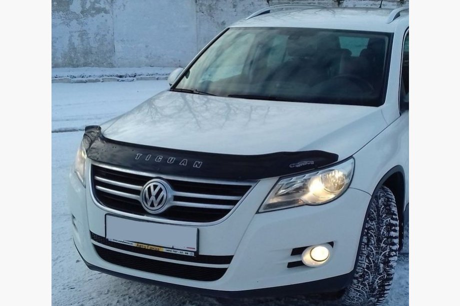 Volkswagen Tiguan 2007-2016 рр. Дефлектор капота (VIP) Image