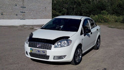 Fiat Linea 2006-2018 рр. Дефлектор капота (VIP) фото 1