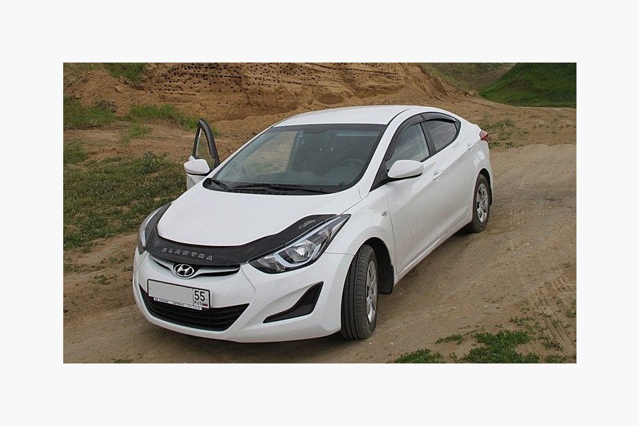 Hyundai Elantra (MD/UD) 2011-2015 рр. Дефлектор капота VIP Image