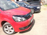 Volkswagen Caddy 2010-2015 рр. Дефлектор капоту (FLY) фото 2