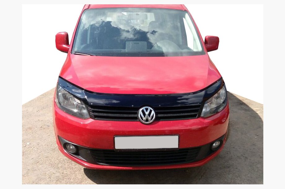 Volkswagen Caddy 2010-2015 рр. Дефлектор капоту (FLY) Image