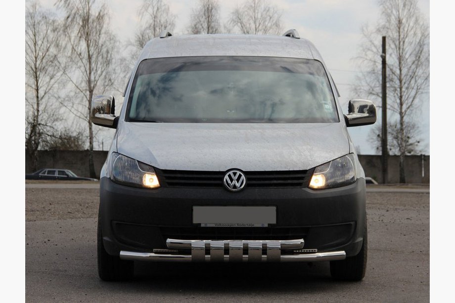Volkswagen Caddy 2010-2015 рр. Передній вус Shark ST015 (нерж) Фото 1