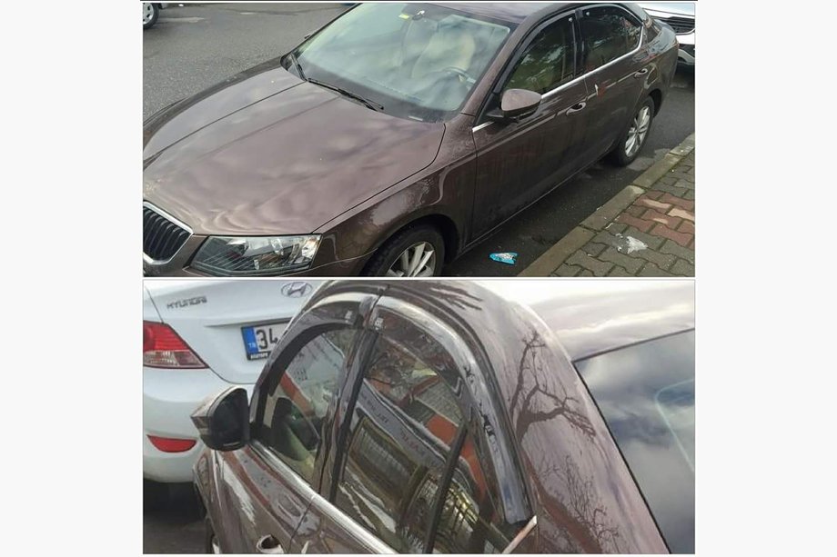 Skoda Superb 2009-2015 рр. Вітровики SD (4 шт, Perflex) Image