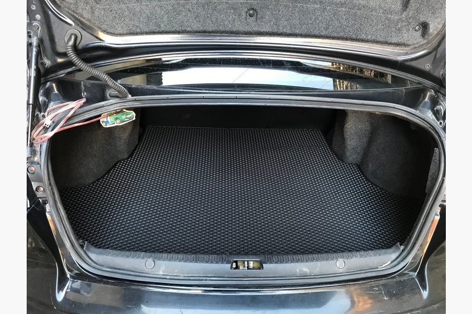 Mitsubishi Lancer X 2008- рр. Килимок багажника (EVA, чорний) Image