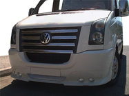 Volkswagen Crafter 2006-2016 рр. Накладка на передній бампер 4 фари 2006-2011 (під фарбування) фото 2