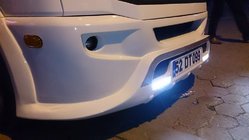 Накладка на передній бампер 2012↗ (Sport-3, під фарбування) фото 4