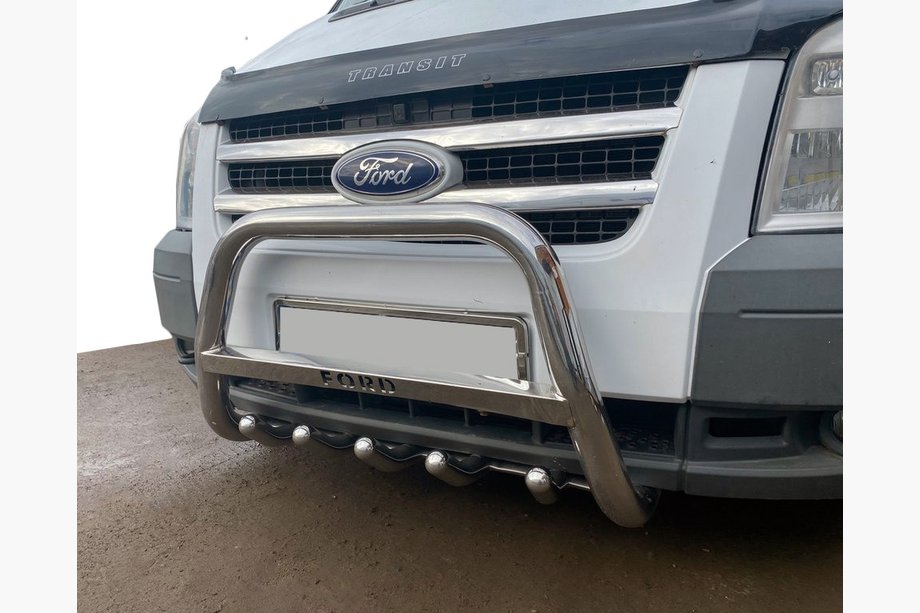 Ford Transit 2000-2014 рр. Кенгурятник WT004 (нерж) Image