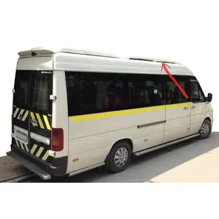 Рейлінги (2 шт, під фарбування) Volkswagen LT 1995-2006 рр. фото 1