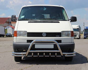 Volkswagen T4 Caravelle/Multivan 1990-2003 рр. Кенгурятник WT003 Plus-2 (нерж) фото 2