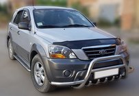 Kia Sorento I BL 2002-2009 рр. Кенгурятник WT003-Exclusive (нерж.) фото 1