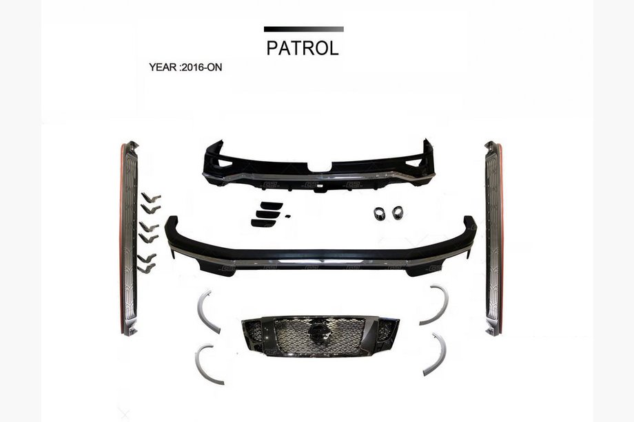 Nissan Patrol Y62 2010-2024 рр. Комплект обвісів V1 (2016↗) Image