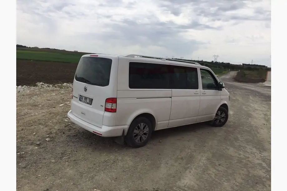 Volkswagen T5 2010-2015 рр. Рейлінги Skyport (білі) Довга база Фото 6