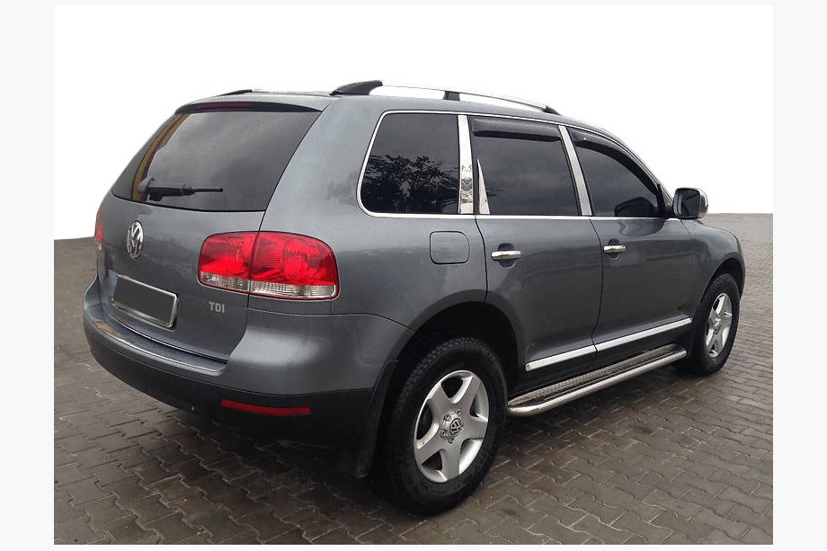 Volkswagen Touareg 2002-2010 рр. Рейлінги Хром (Пласт. Ніжки) Image