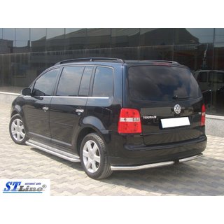 Задні куточки AK003 (2 шт., нерж) Volkswagen Touran 2003-2010 рр. фото 2