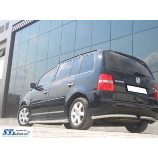 Задні куточки AK003 (2 шт., нерж) Volkswagen Touran 2003-2010 рр. фото 3