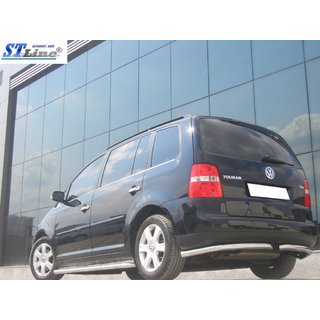 Задні куточки AK003 (2 шт., нерж) Volkswagen Touran 2003-2010 рр. фото 4