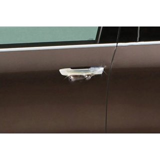 Накладки на ручки (4 шт., нерж.) Volkswagen Touareg 2010-2018 рр. фото 3