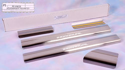 Накладки на пороги Натанико (4 шт., нерж.) фото 3