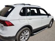 Volkswagen Tiguan 2007-2016 рр. Бокові пороги Fullmond (2 шт., алюм) фото 1