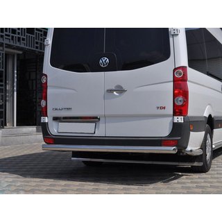 Задня дуга AK002 (нерж) Volkswagen Crafter 2006-2016 рр. фото 1