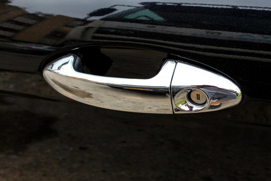 Ford Fiesta 2008-2017 рр. Накладки на ручки (4 шт., нерж.) Image