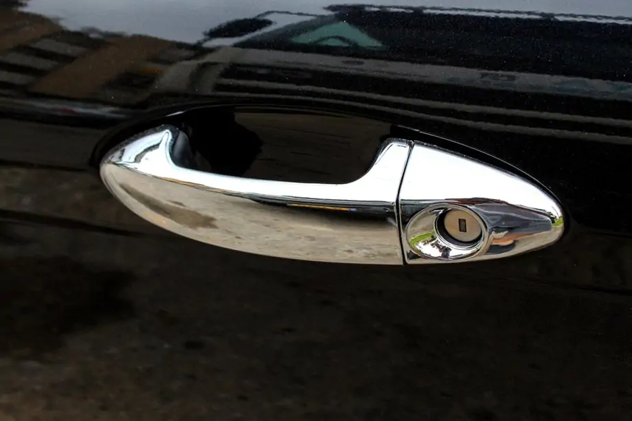 Ford Fiesta 2008-2017 рр. Накладки на ручки (4 шт., нерж.) Фото 1