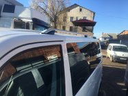 Volkswagen T5 Transporter 2003-2010 рр. Рейлінги CROWN (сірий мат) фото 4